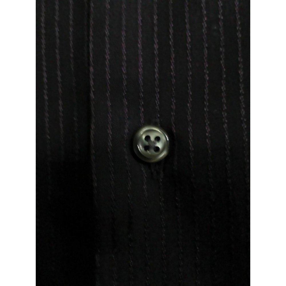 Van Heusen Men's Shirt Casual/Dress Long Sleeve Poly/Cotton Purple 15.5 (34/35) - Picture 12 of 16